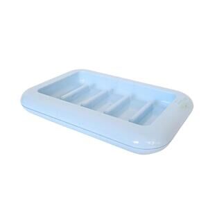 1980s Vintage Pale Blue Plastic Soap Dish
